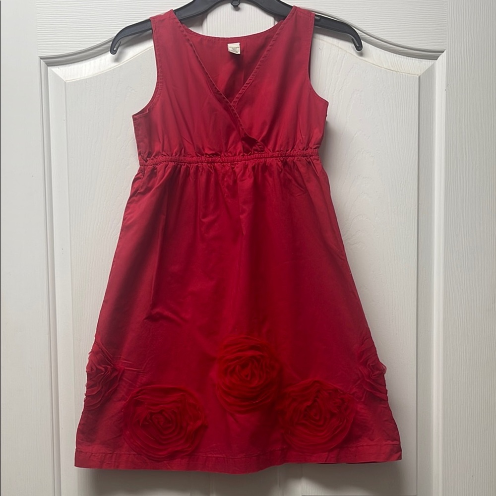Old Navy Red Embellished Sleeveless Sundress
